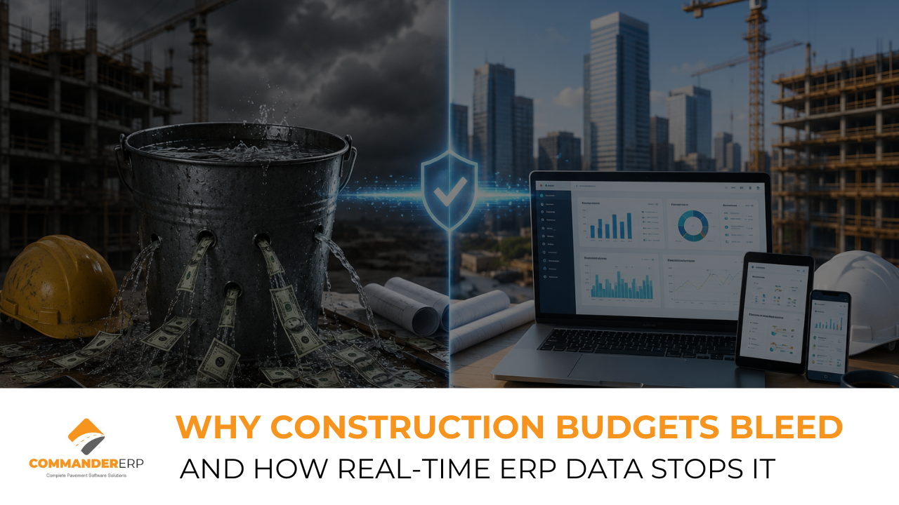 Why Construction Budgets Bleed — And How Real-Time ERP Data Stops It